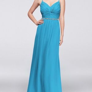Malibu blue bridesmaid dress only worn once